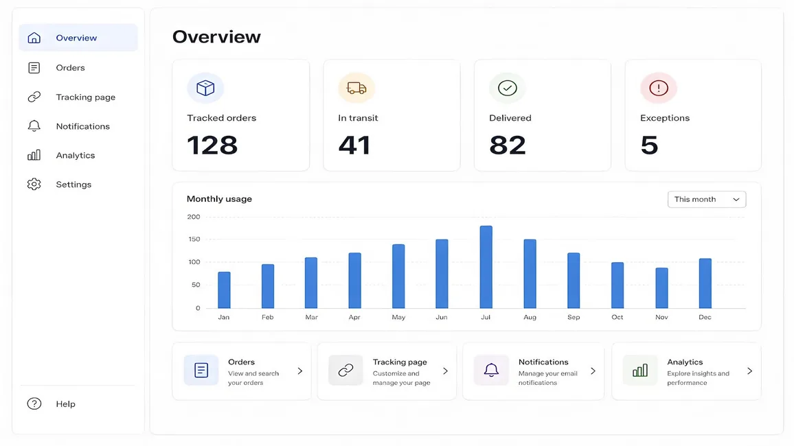 DEVDIY Order Tracking
