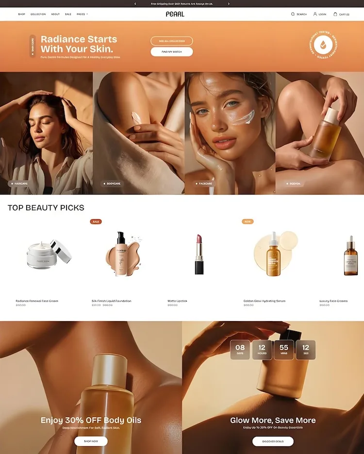 Beauty & Cosmetics desktop preview